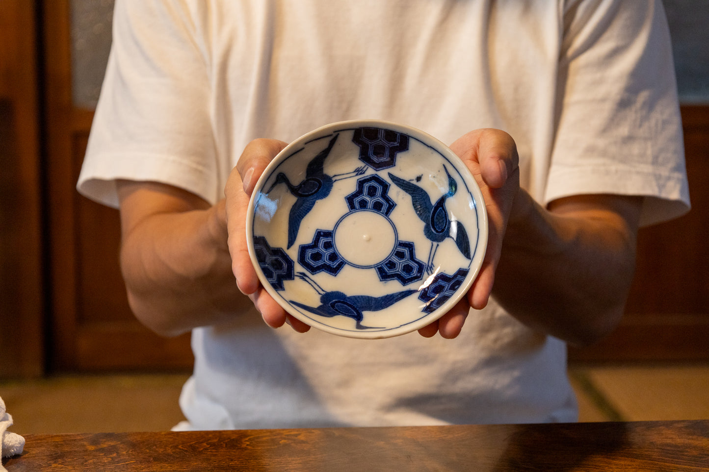 鶴のお皿