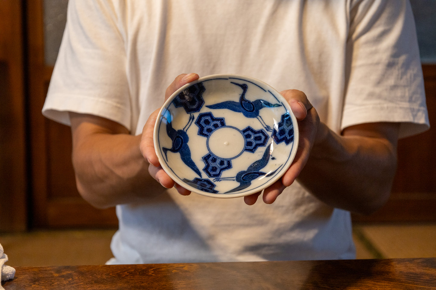鶴のお皿