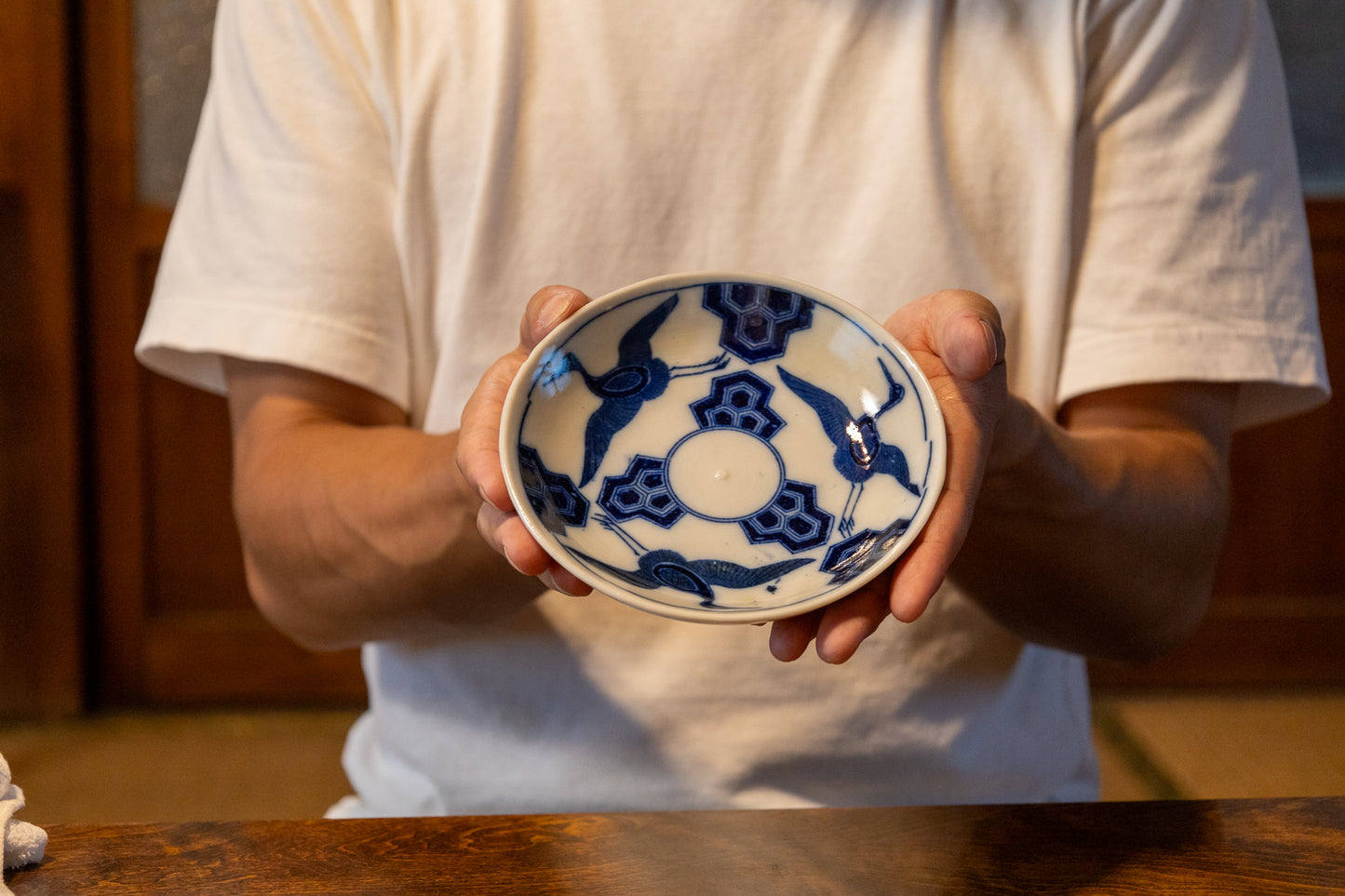 鶴のお皿