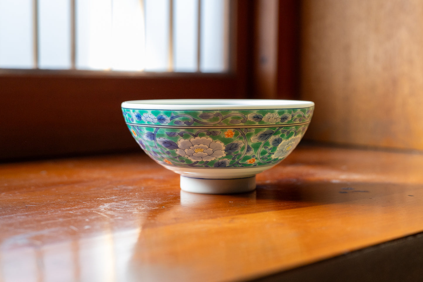 ツルのお茶碗