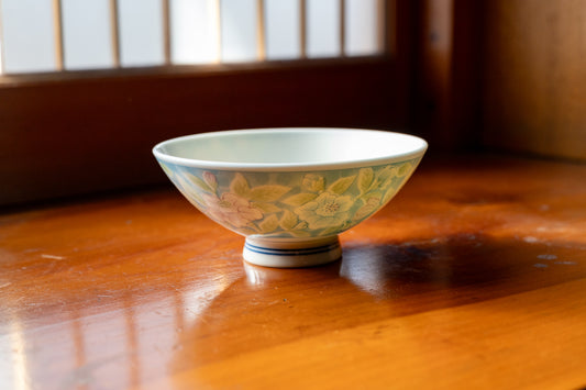 スカイブルーのお茶碗