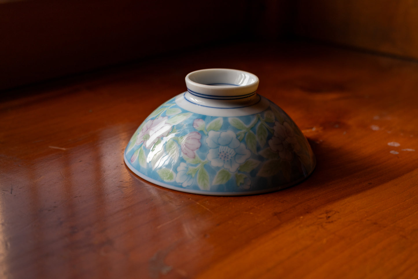 スカイブルーのお茶碗