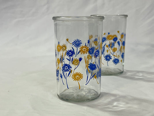 花柄なつかしグラス
