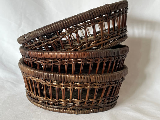 ヘリンボーン籠