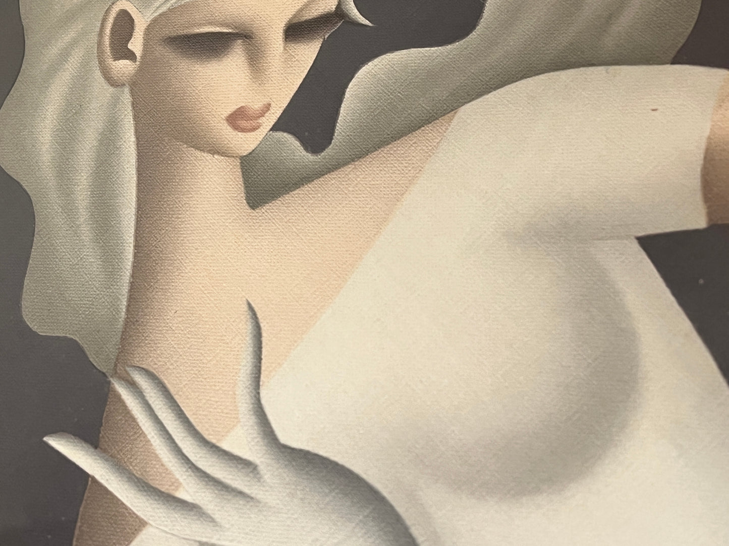 女性の絵画